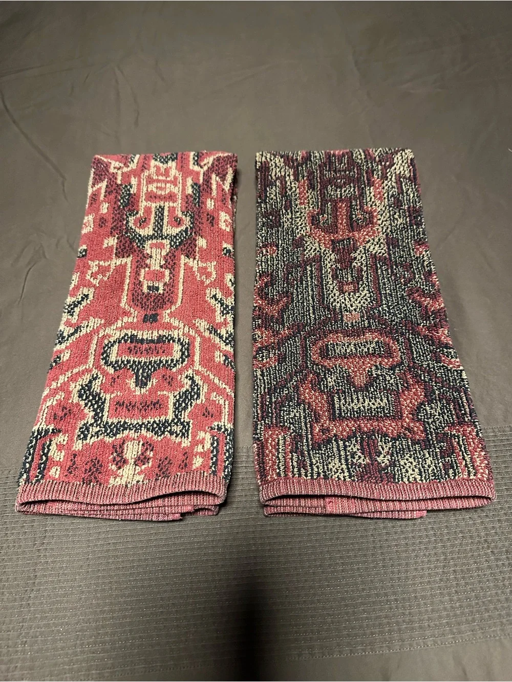 Vintage Ralph Lauren Home Southwestern AZTEK / Tribal hand towel set * RARE *